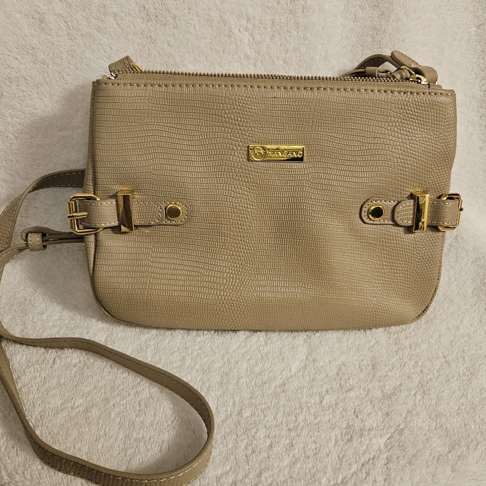 Joy Mangano tan purse shoulder bag